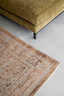 Medallion katoen vloerkleed Elite terra 9067