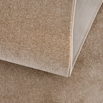 Effen beige vloerkleed Boston beige 9507