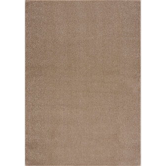 Effen beige vloerkleed Boston beige 9507