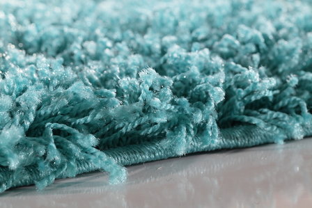 Turquoise vloerkleden Adriana Shaggy  1500/AY Turquoise