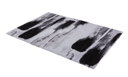 Modern tapijt Fleece 162040 Antraciet