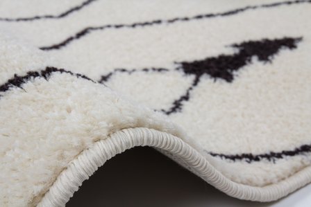 Vloerkleed met motief Aldos beige