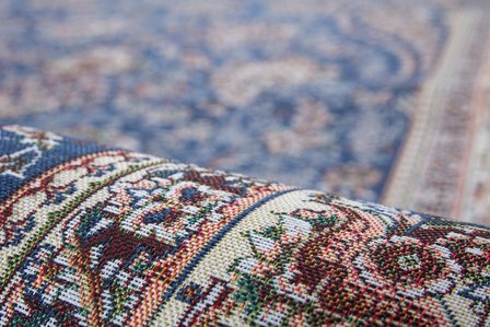 Blauw klassiek Iraans vloerkleed, karpet en tapijt Bagir