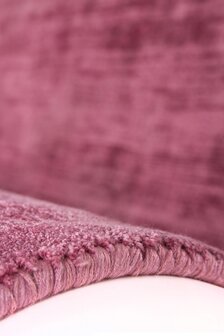 Handgeweven vloerkleed Dhakar Pink