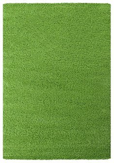 Groen hoogpolig vloerkleed of karpet Celebes 1000  