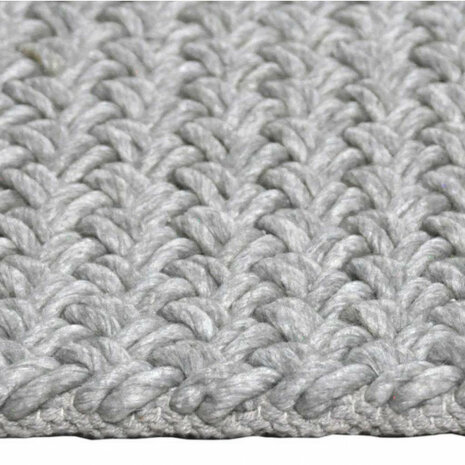 Vloerkleed gemaakt van 100% wol Brian zilver