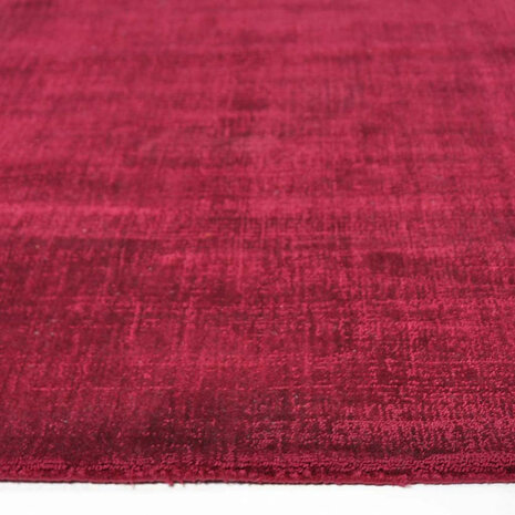 Handloom geweven vloerkleed Daytona rood