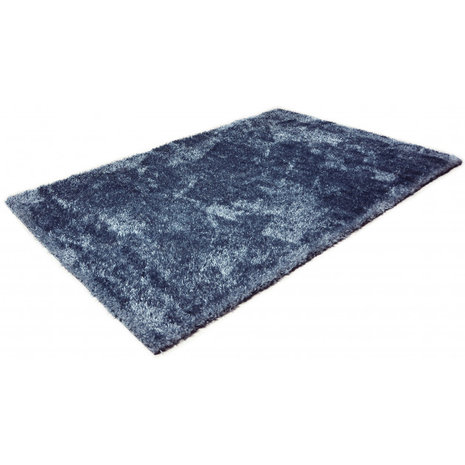 Hoogpolig vloerkleed Tresor Blauw