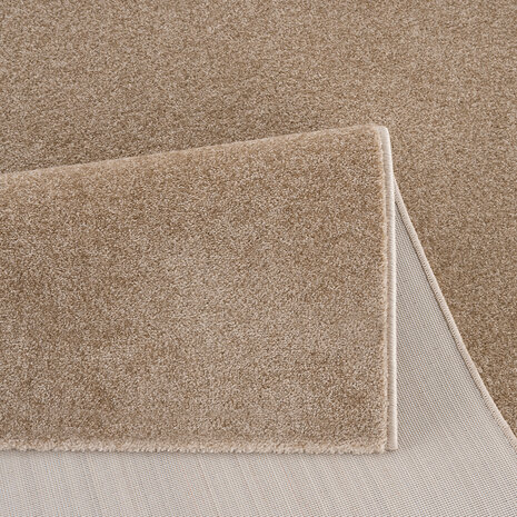 Effen beige vloerkleed Boston beige 9507