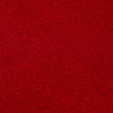 Effen rood vloerkleed Boston rood 9503