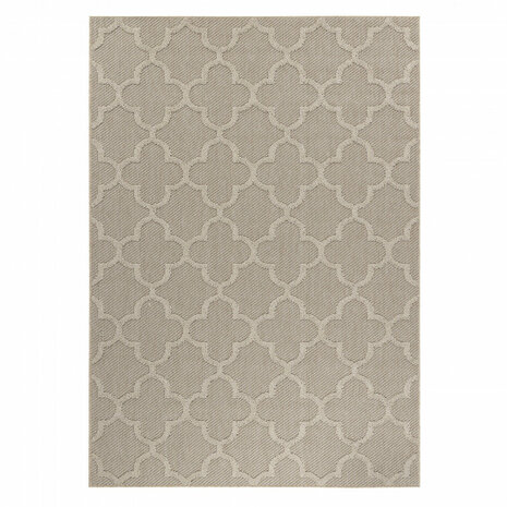 Binnen en buiten vloerkleed Flora beige 4951