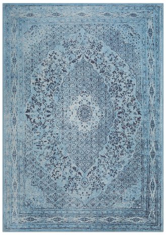 Tabriz vloerkleed  L. Blauw