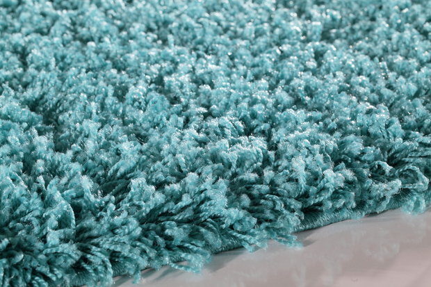 Turquoise vloerkleden Adriana Shaggy  1500/AY Turquoise