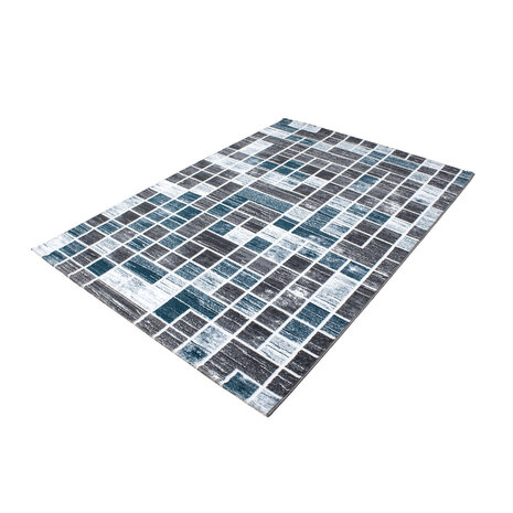 Karpet ruit Mallorca 3140/AY Turquoise