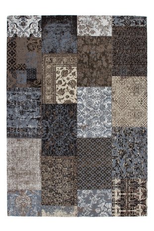 Patchwork vloerkleed Vintage Bruin