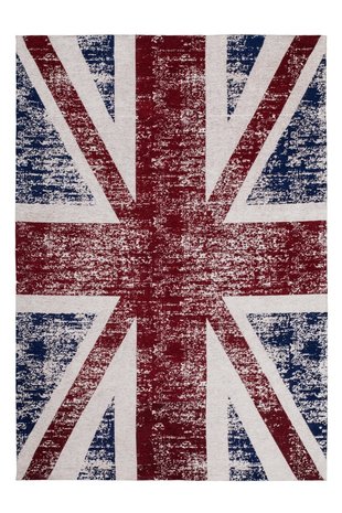 Vloerkleed met UK vlag Cambia Rood