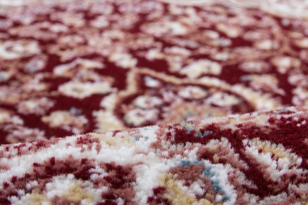Rood klassiek vloerkleed of karpet Arab