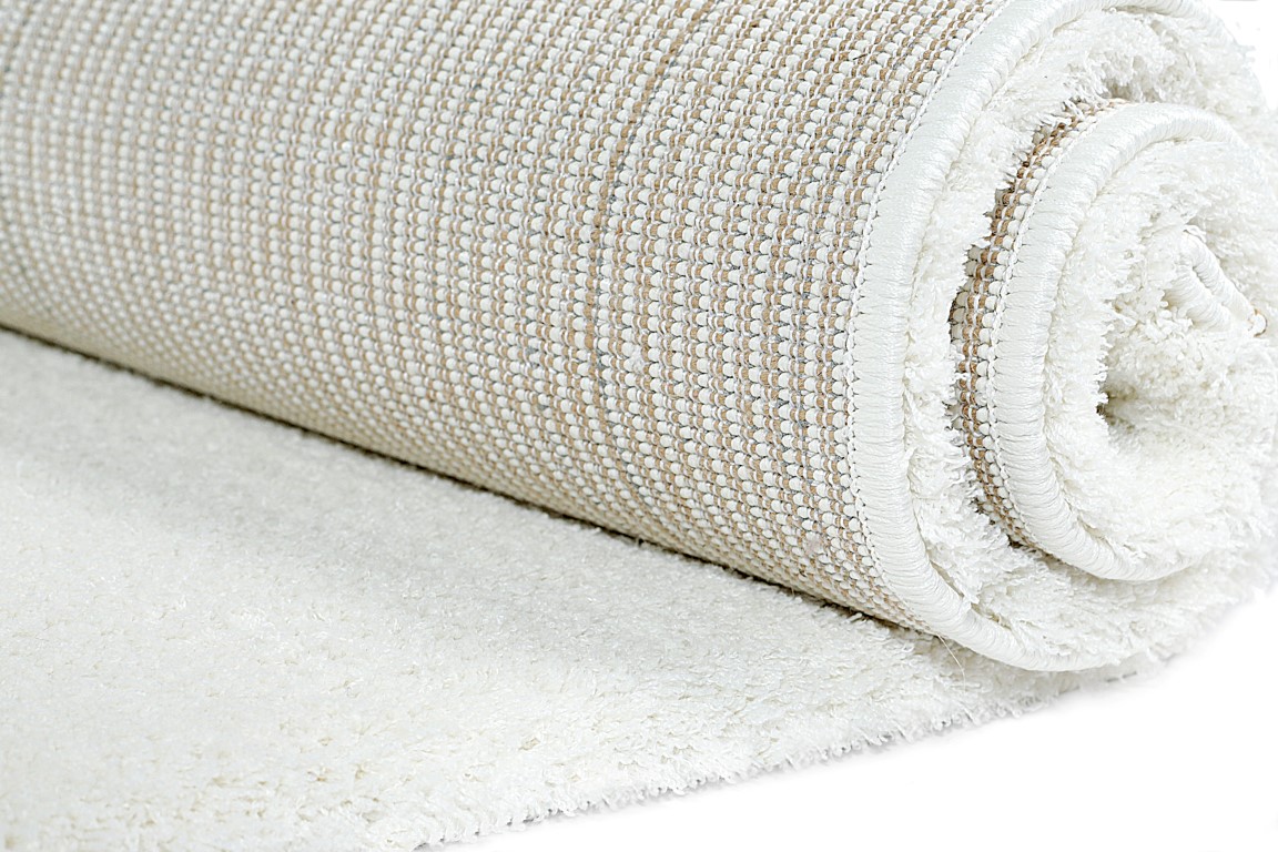 Wit hoogpolig vloerkleed | Hoogpolige witte - Vloerkleedoutlet