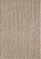 Hoogpolig effen beige vloerkleed