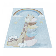 Kindervloerkleed-Friend-3612-Blauw