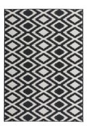 Buiten-en-binnen-tapijt-vloerkleed-Arrow-zwart-wit